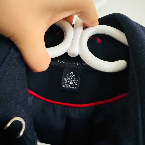 Tommy Double Button Wool Coat - Navy XS - Picture 11 of 11